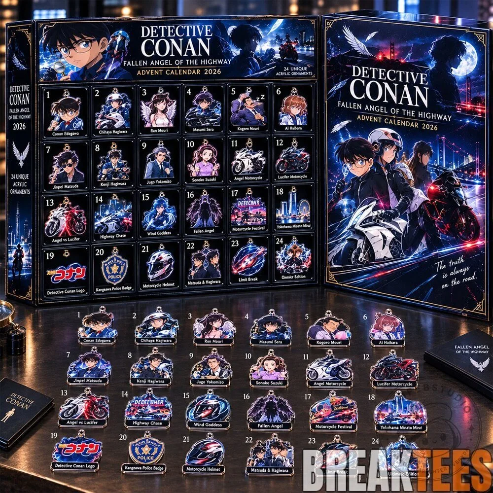 Detective Conan Fallen Angel Of The Highway 2026 Advent Calendar with Acrylic Ornaments