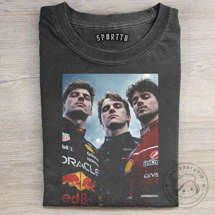 Max Verstappen F1 Charles Leclerc Oscar Piastri Drivers Racing T-Shirt