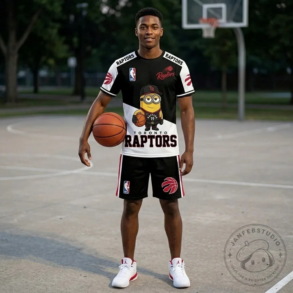 Toronto Raptors Basketball Fan Shirt and Shorts Set 62 Toronto Raptors Basketball Fan Shirt and Shorts Set