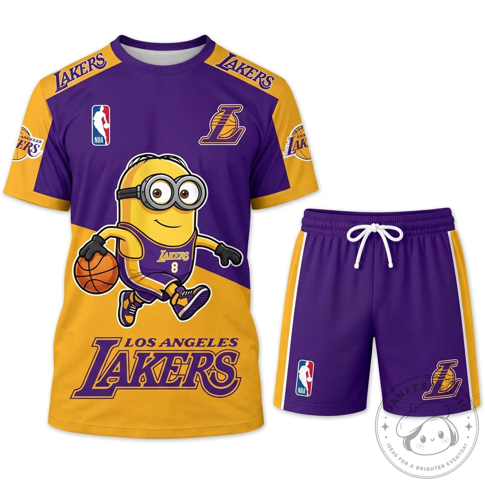 Toronto Raptors Basketball Fan Shirt and Shorts Set 80 Toronto Raptors Basketball Fan Shirt and Shorts Set