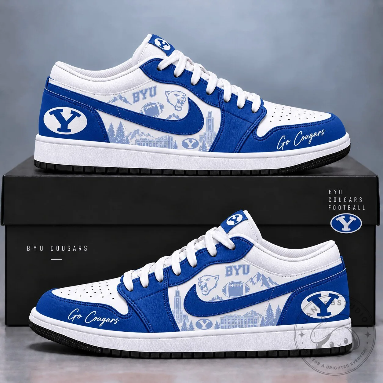 BYU Cougars Team Spirit Athletic Shoes