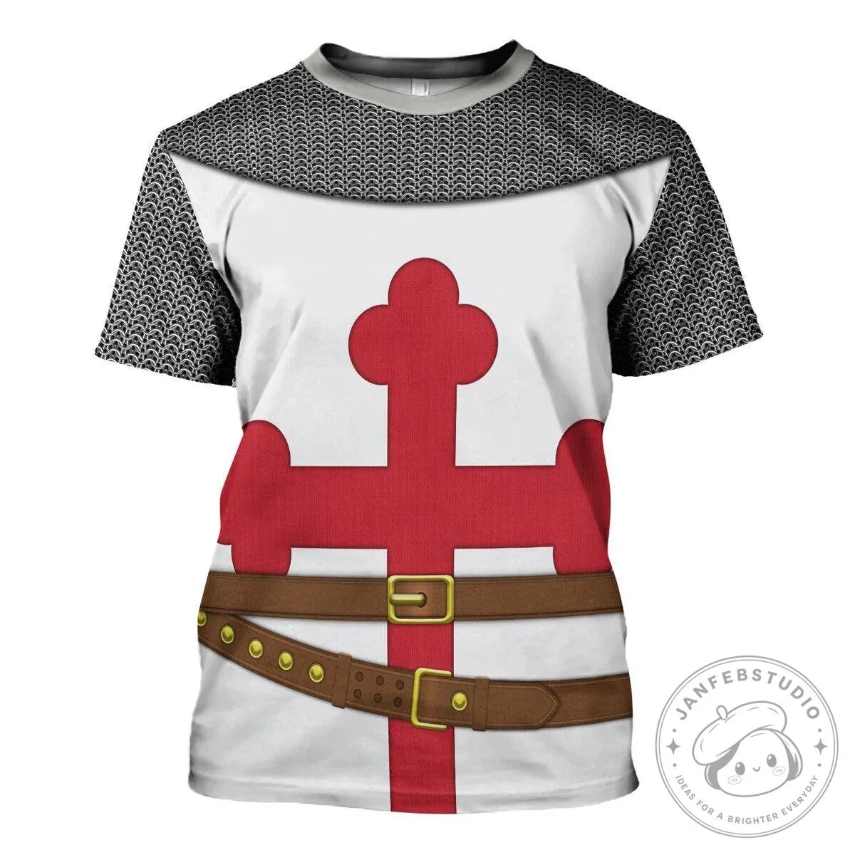 Knights Templar Crusader Medieval Armor Chainmail Costume Hoodie 19 Knights Templar Crusader Medieval Armor Chainmail Costume Hoodie