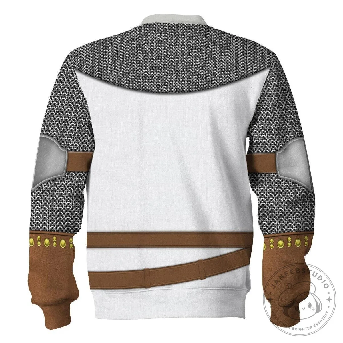Knights Templar Crusader Medieval Armor Chainmail Costume Hoodie 24 Knights Templar Crusader Medieval Armor Chainmail Costume Hoodie