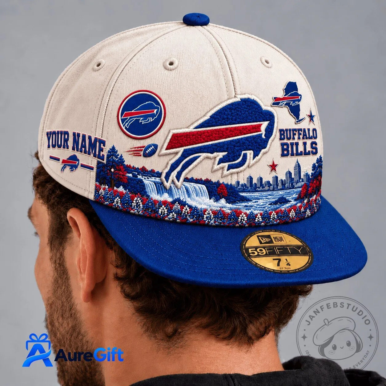 Buffalo Bills NFL Christmas Kickoff Personalized Snapback Cap Hat