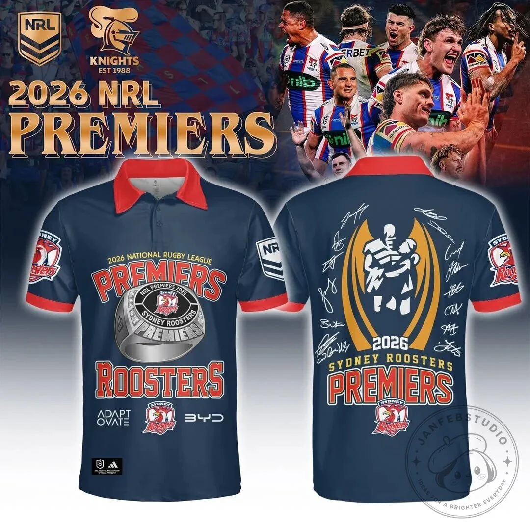 Polo Shirt for Sydney Roosters - 2026 National Rugby League Champions