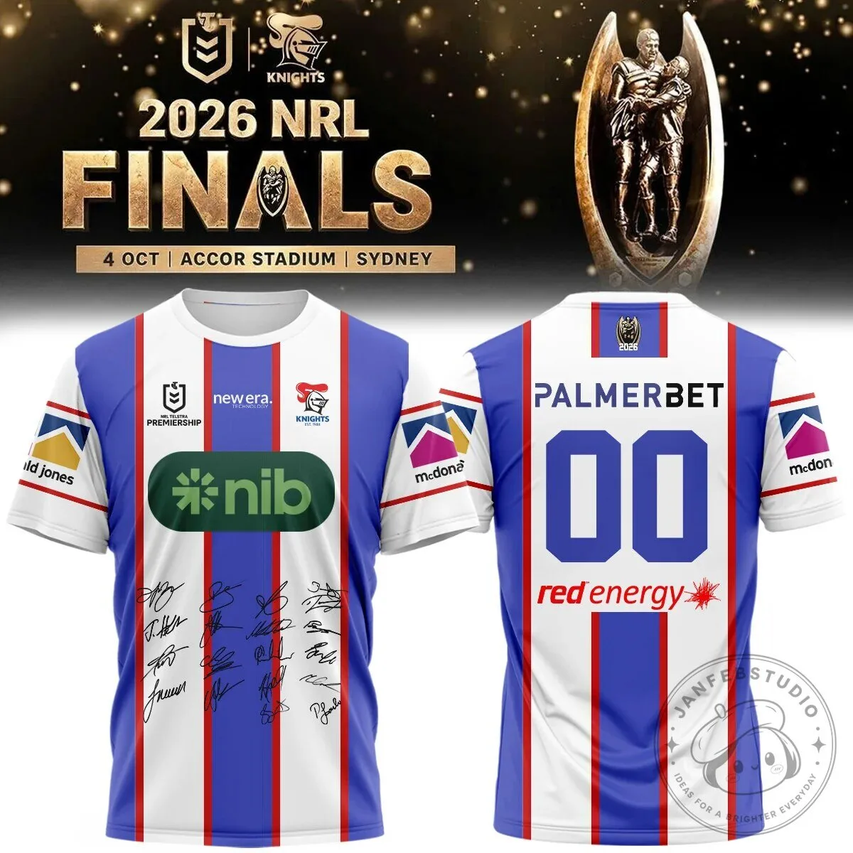 Newcastle Knights 2026 NRL Finals Premiership Rugby League Jersey