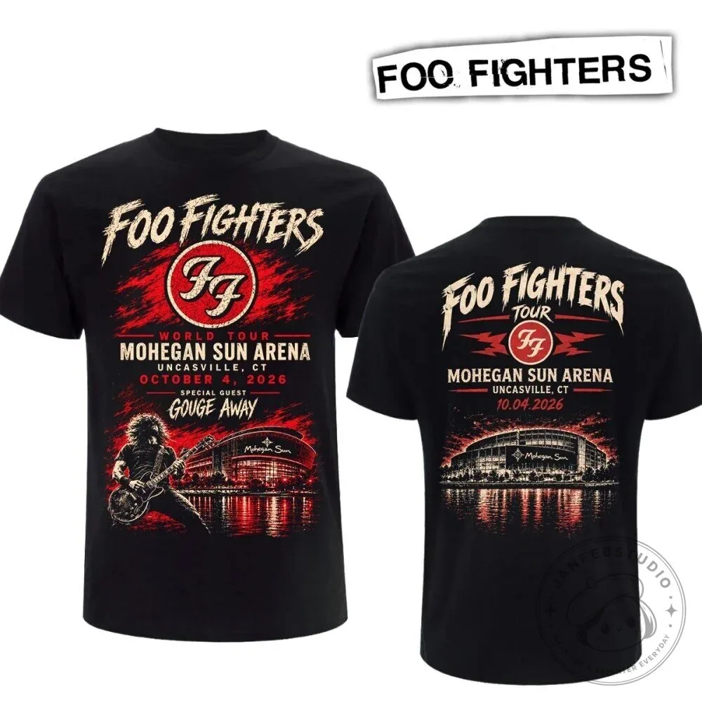 Mohegan Sun Arena Concert T-Shirt for the 2026 Foo Fighters World Tour
