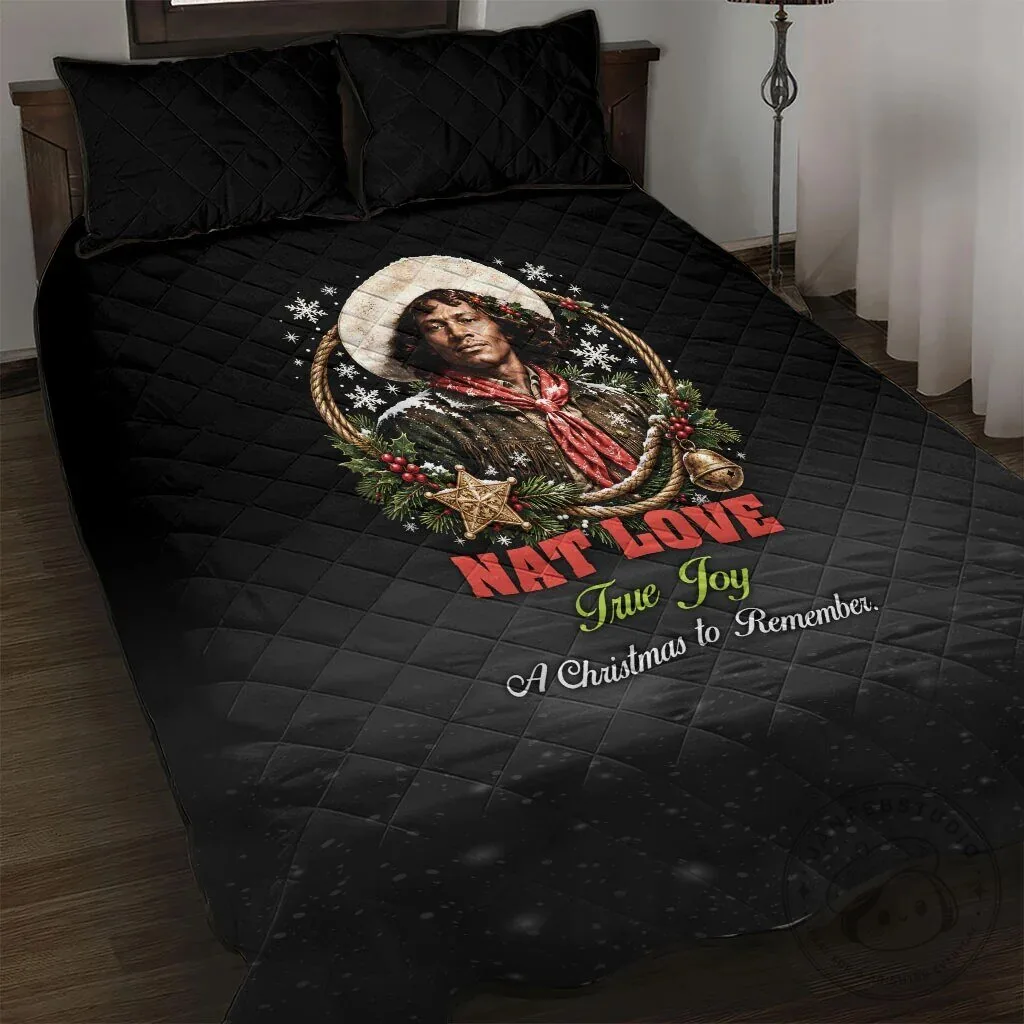 Nat Love True Joy Christmas to Remember African American Cowboy Quilt