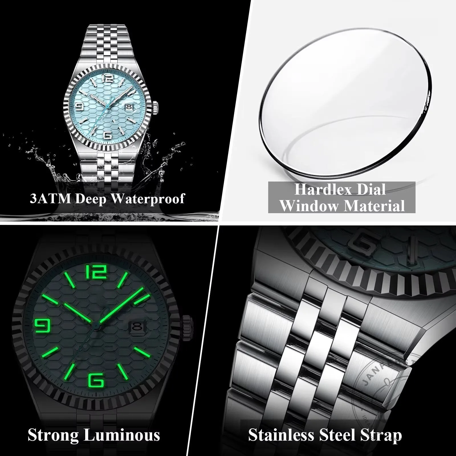 Jeep Logo Custom Name Elegant Fashion Design Stainless Steel Watch 19 Jeep Logo Custom Name Elegant Fashion Design Stainless Steel Watch