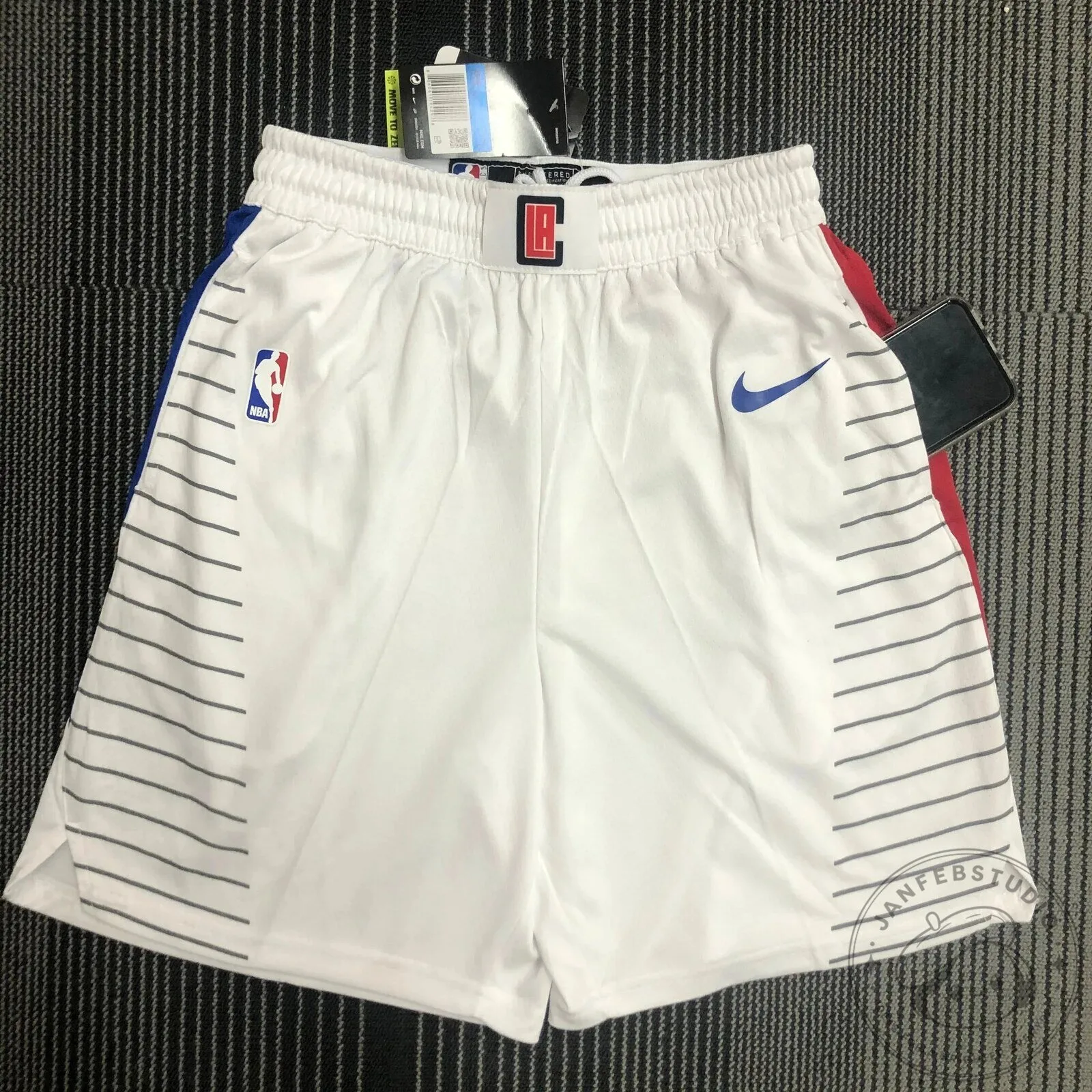 Los Angeles Clippers Association Edition White Basketball Shorts