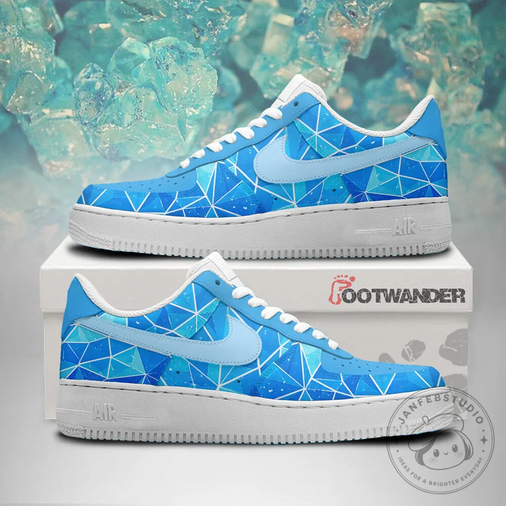 Breaking Bad Blue Crystal Pattern Fashion Sneakers