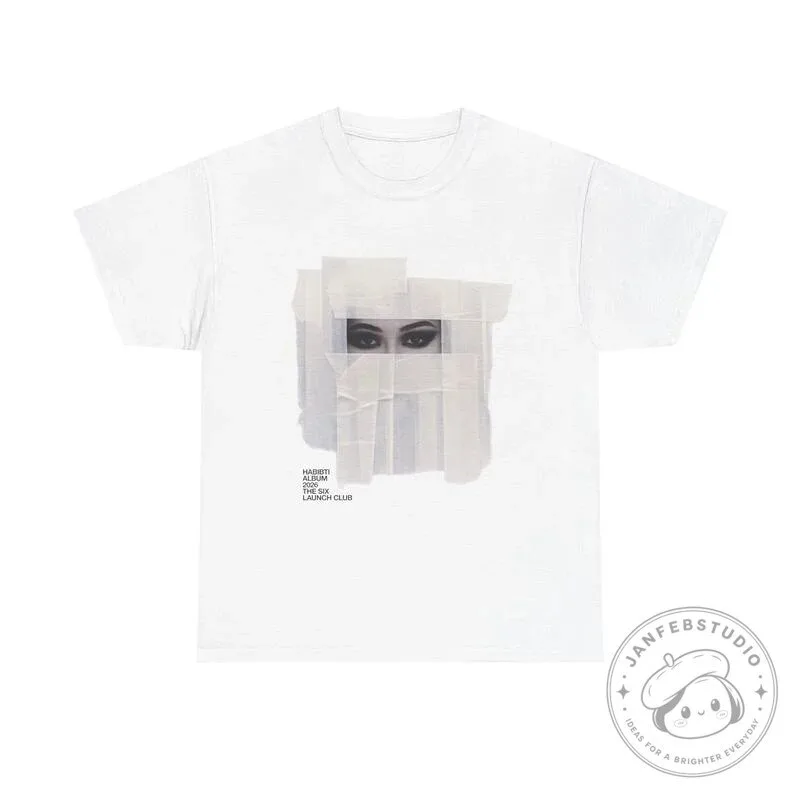 Habibti Album 2026 The Six Launch Club Minimalist Art Print T-Shirt