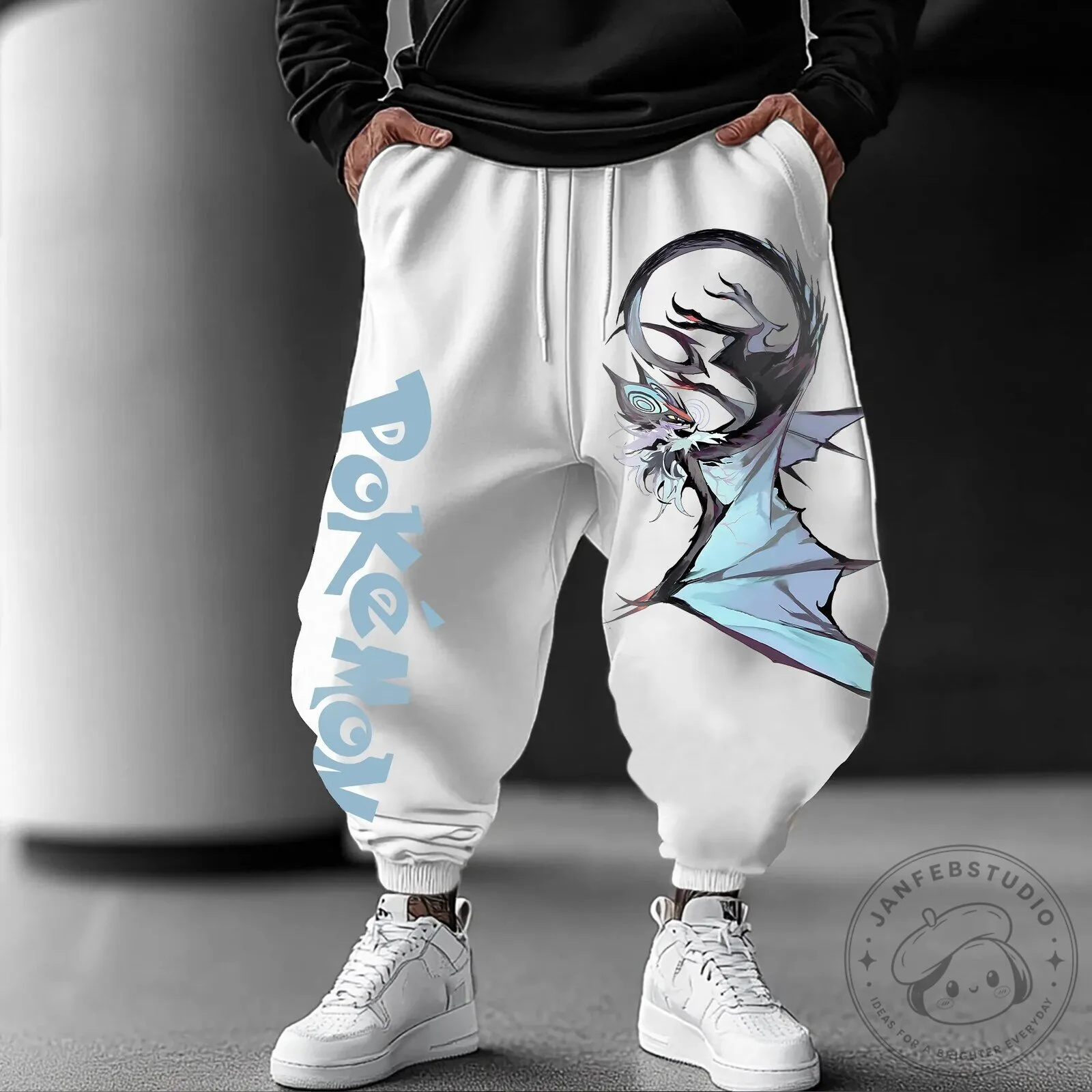 Pokemon Noivern Dragon Type Bat Monster Character Unisex Jogger Pants