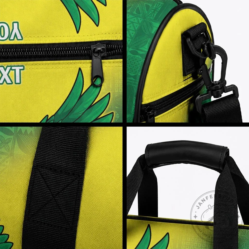 Nigeria Angry Eagle Flag Motif Custom Text Sports Duffle Bag 8 Nigeria Angry Eagle Flag Motif Custom Text Sports Duffle Bag