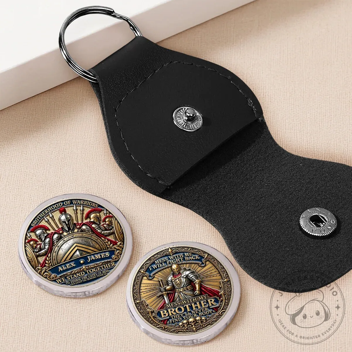 Brotherhood of Warriors Personalized Spartan Coin - Custom Engraved Military Gift 14 Brotherhood of Warriors Personalized Spartan Coin - Custom Engraved Military Gift