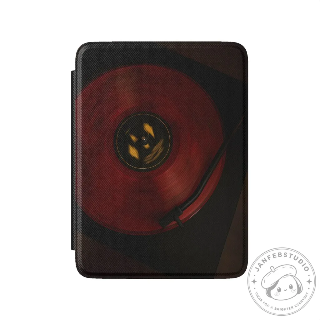 Vintage Record Player Turntable Retro Music Device Case